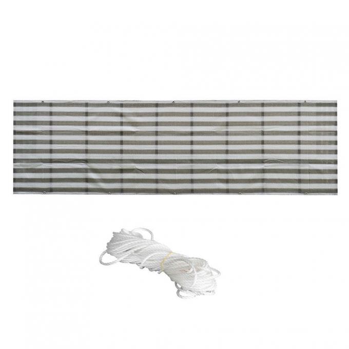 ব্যালকনি Hdpe শেড নেট 0.9x5m UV পাল ফিনিশিং 5