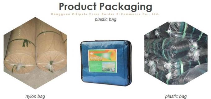 পুল বহিঃপ্রাঙ্গণের জন্য 90% রিইনফোর্সড গ্রোমেটস গ্রীনহাউস শেড কাপড় 4