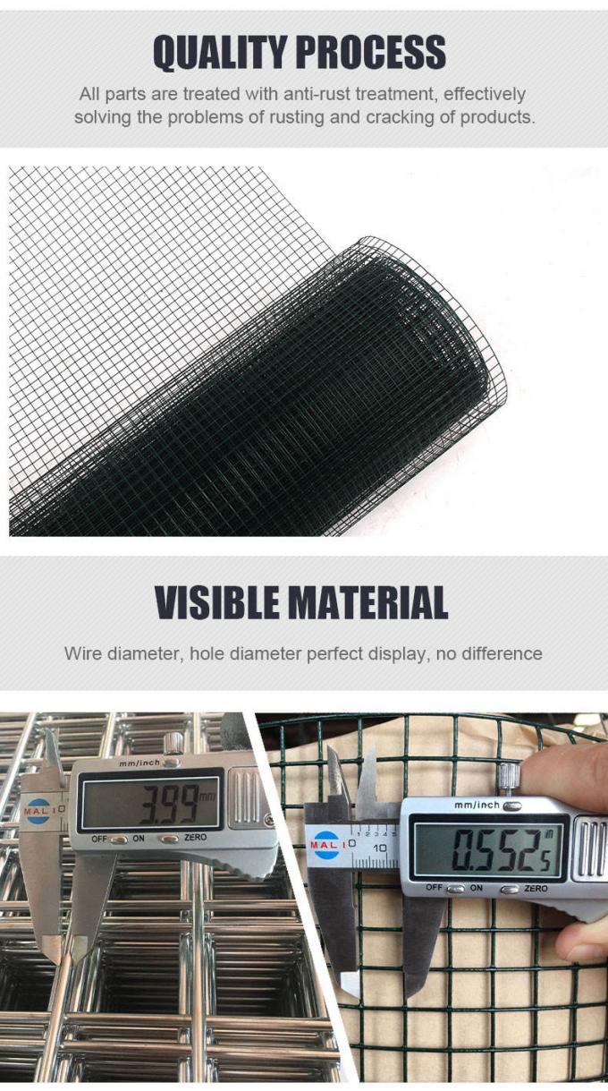 বোনা 304 316 3/4 ইঞ্চি ঢালাই তারের জাল বেড়া প্যানেল 1